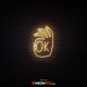 OK - Επιγραφή ΝΕΟΝ LED
