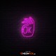 OK - Επιγραφή ΝΕΟΝ LED