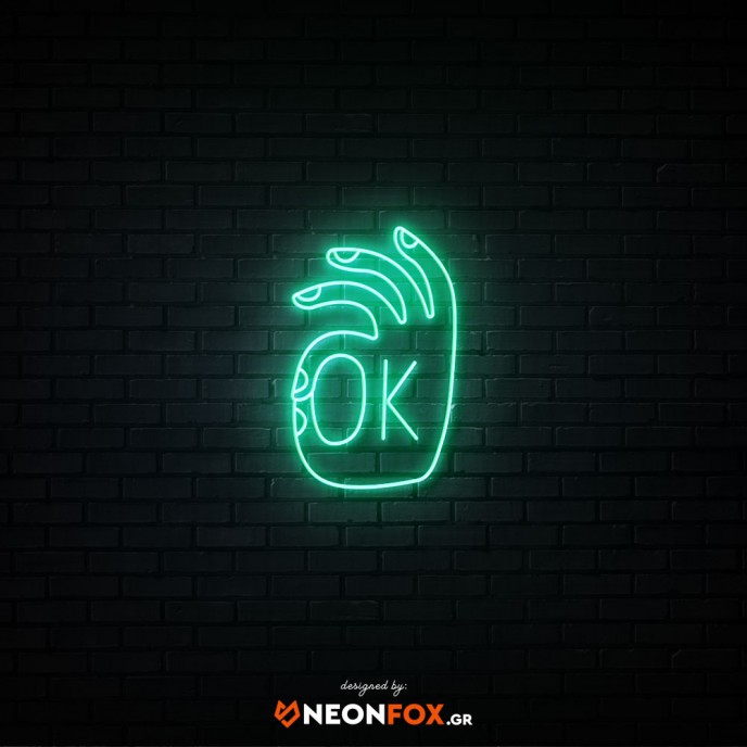 OK - Επιγραφή ΝΕΟΝ LED