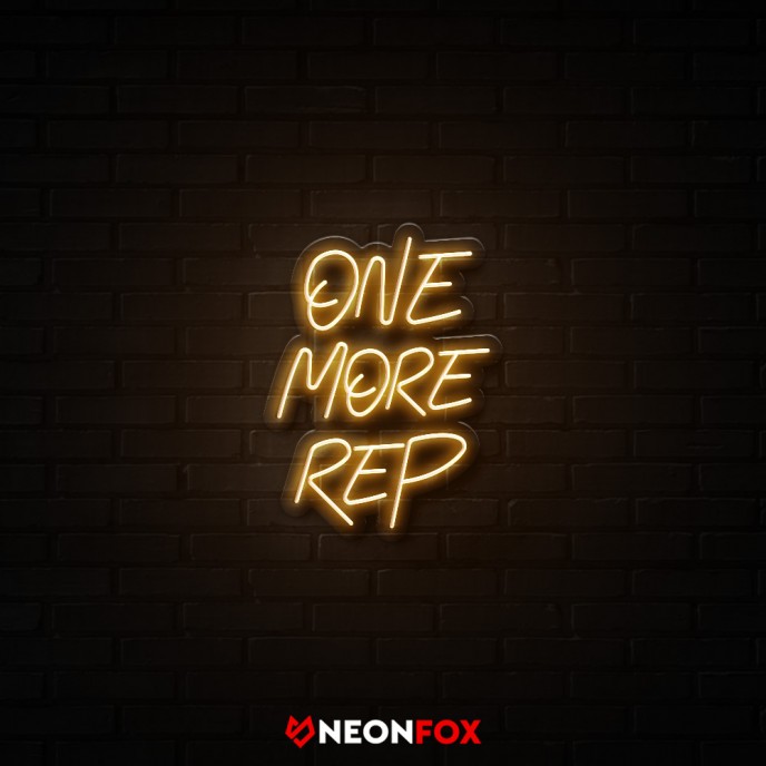 One more rep - NEON LED Sign One more rep - NEON LED Sign
