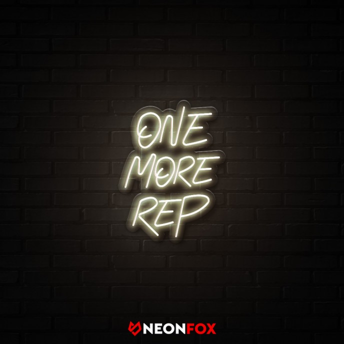 One more rep - NEON LED Sign One more rep - NEON LED Sign