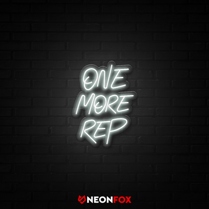 One more rep - NEON LED Sign One more rep - NEON LED Sign