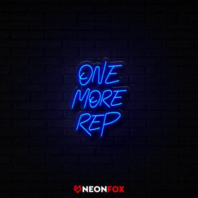 One more rep - NEON LED Sign One more rep - NEON LED Sign