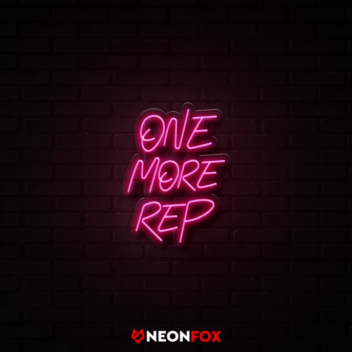 One more rep - NEON LED Sign One more rep - NEON LED Sign