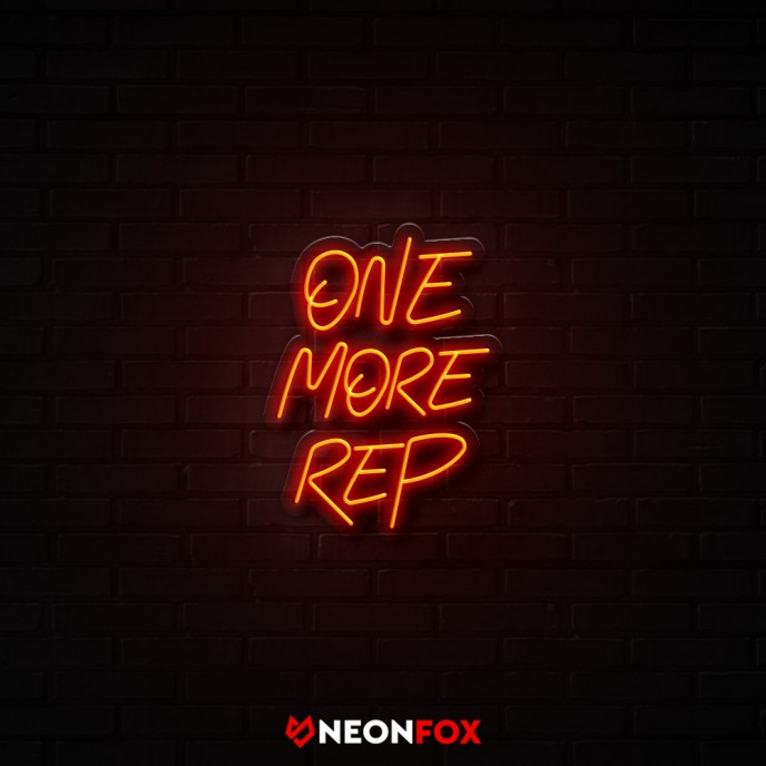 One more rep - NEON LED Sign One more rep - NEON LED Sign