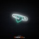 Safety pin with heart - NEON LED Sign Safety pin with heart - NEON LED Sign