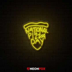 National pizza day - NEON LED Sign