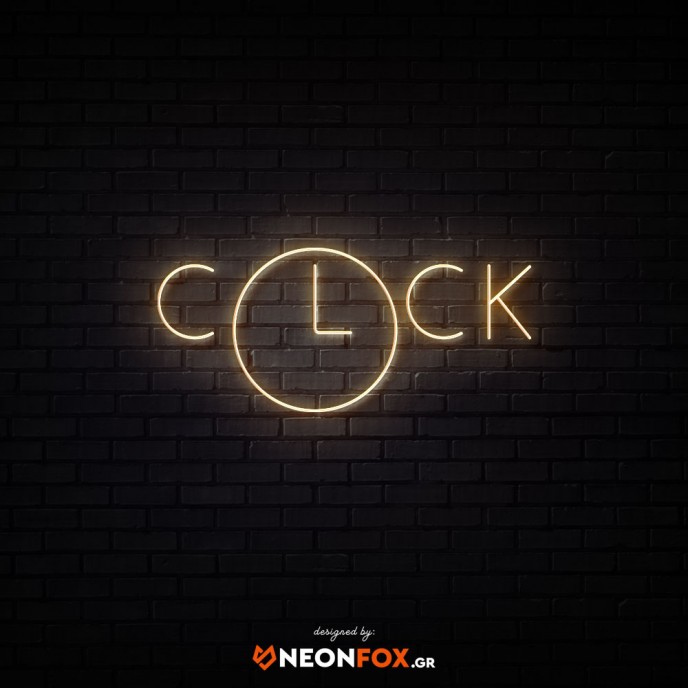 Clock - NEON LED Sign