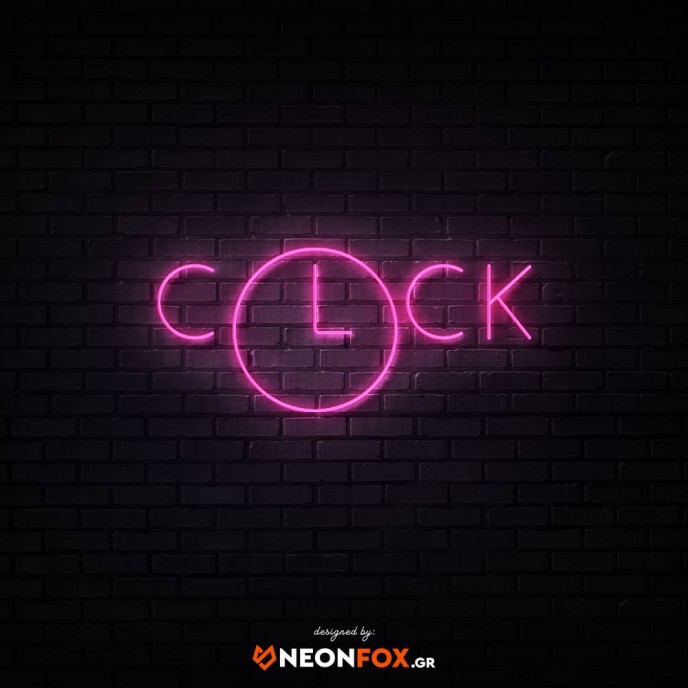 Clock - NEON LED Sign
