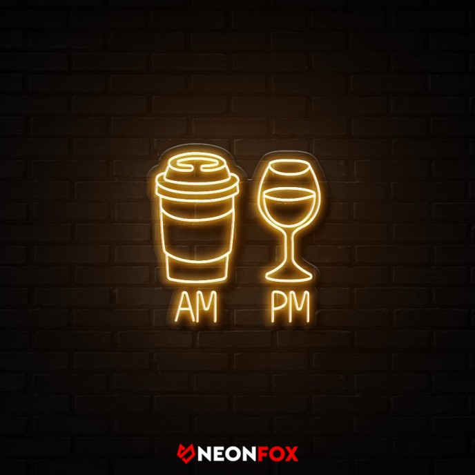 AM-PM - NEON LED Sign