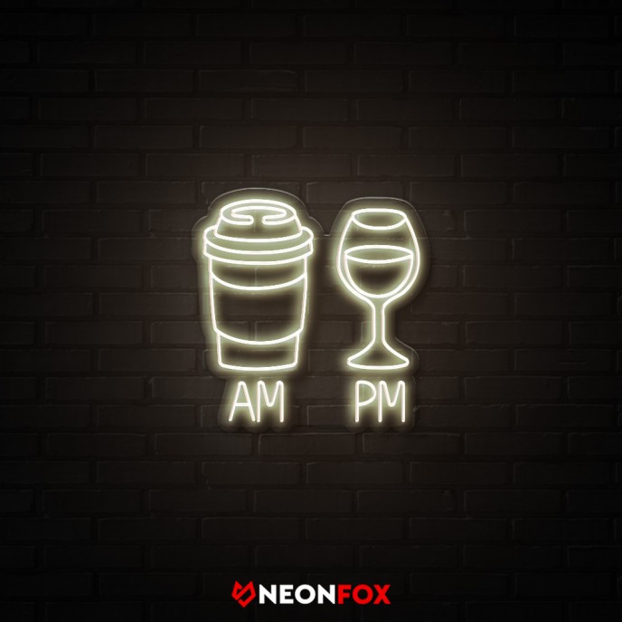 AM-PM - NEON LED Sign