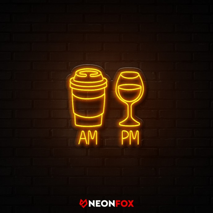 AM-PM - NEON LED Sign