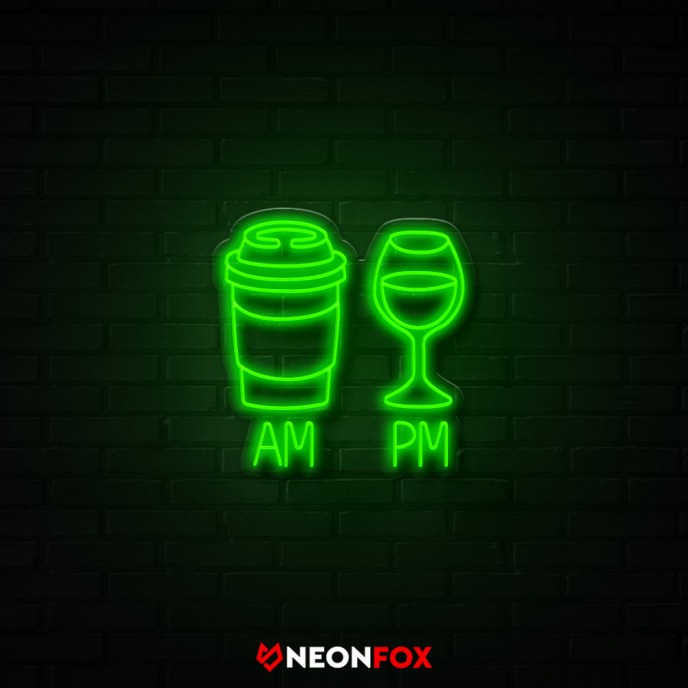 AM-PM - NEON LED Sign