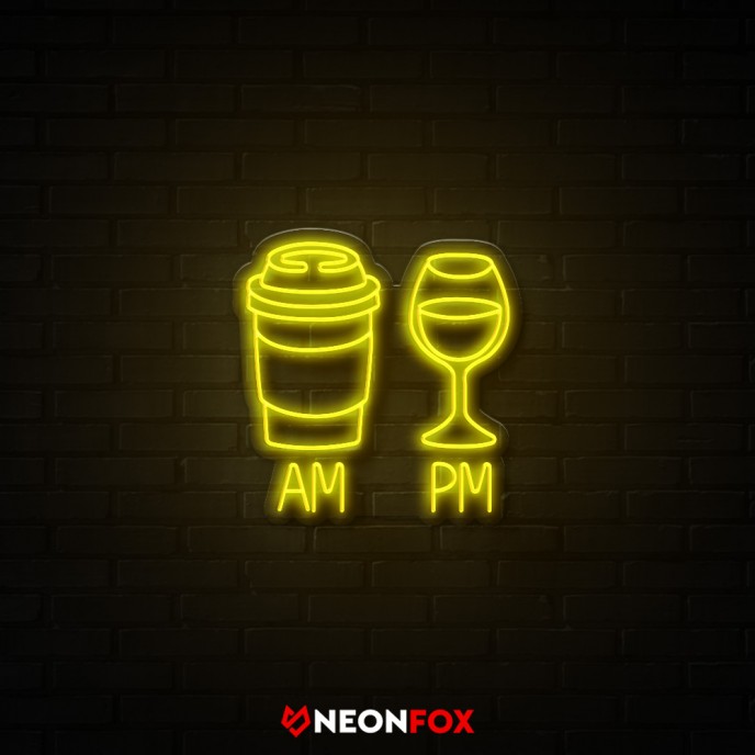 AM-PM - NEON LED Sign