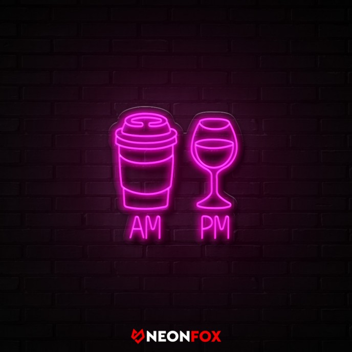AM-PM - NEON LED Sign