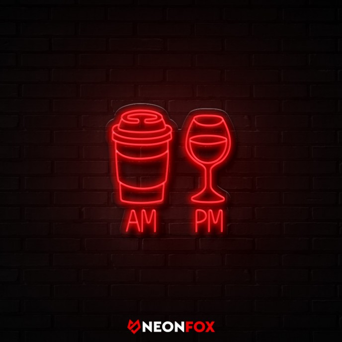AM-PM - NEON LED Sign