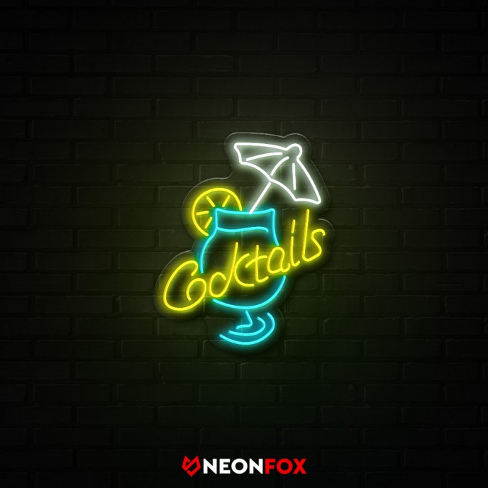 Cocktails 3 - Επιγραφή ΝΕΟΝ LED Cocktails 3 - Επιγραφή ΝΕΟΝ LED
