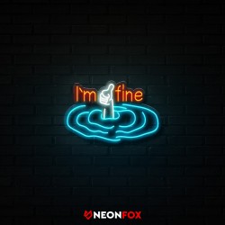 I'm fine - Επιγραφή ΝΕΟΝ LED