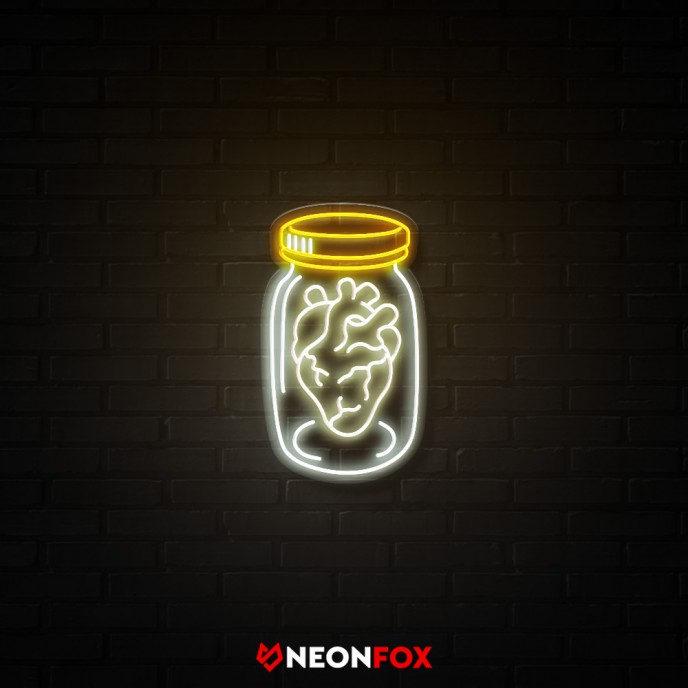 Heart in a vase - NEON LED Sign