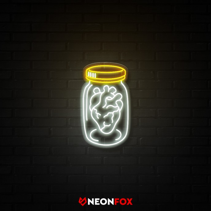 Heart in a vase - NEON LED Sign