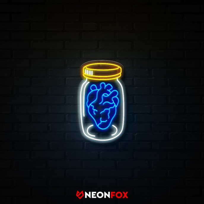 Heart in a vase - NEON LED Sign