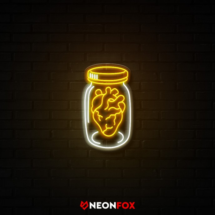 Heart in a vase - NEON LED Sign
