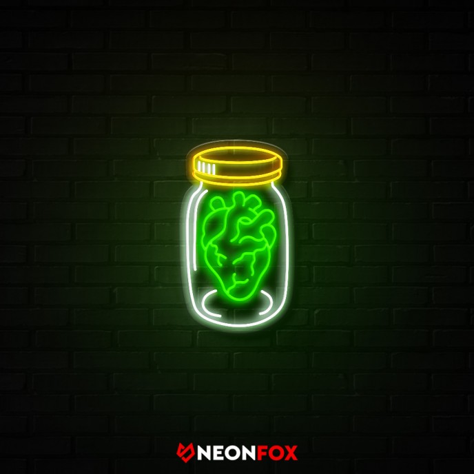 Heart in a vase - NEON LED Sign