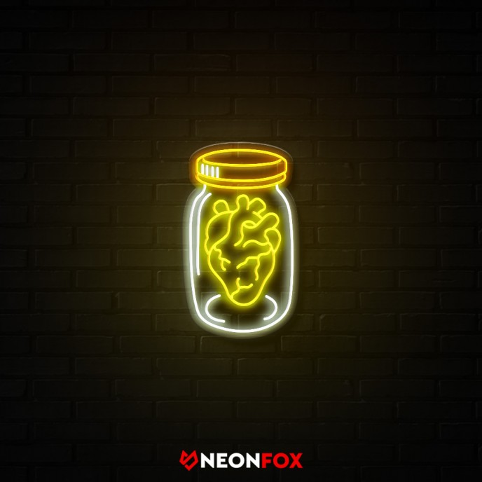 Heart in a vase - NEON LED Sign