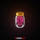 Heart in a vase - NEON LED Sign