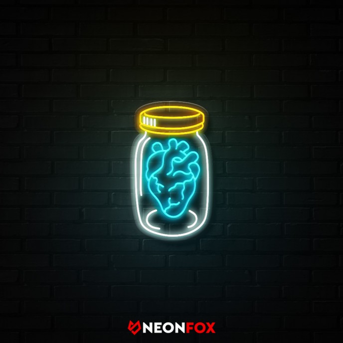Heart in a vase - NEON LED Sign