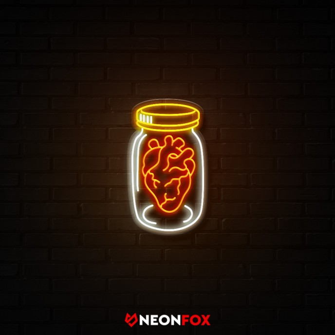 Heart in a vase - NEON LED Sign