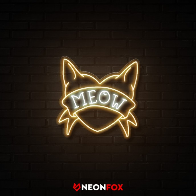 Meow2 - Επιγραφή ΝΕΟΝ LED
