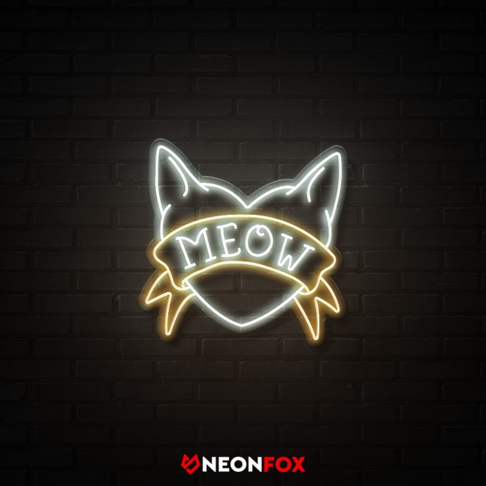 Meow2 - Επιγραφή ΝΕΟΝ LED