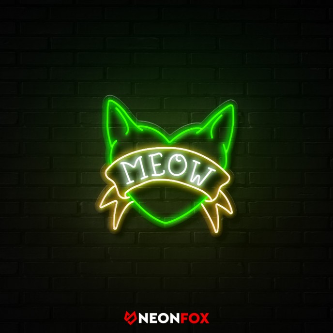 Meow2 - Επιγραφή ΝΕΟΝ LED