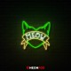 Meow2 - Επιγραφή ΝΕΟΝ LED