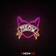 Meow2 - Επιγραφή ΝΕΟΝ LED