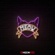 Meow2 - Επιγραφή ΝΕΟΝ LED