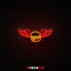 Burger with wings - Επιγραφή ΝΕΟΝ LED