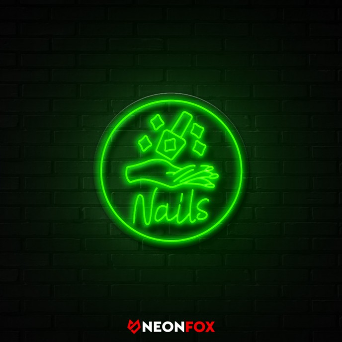 Nails 3 - NEON LED Sign