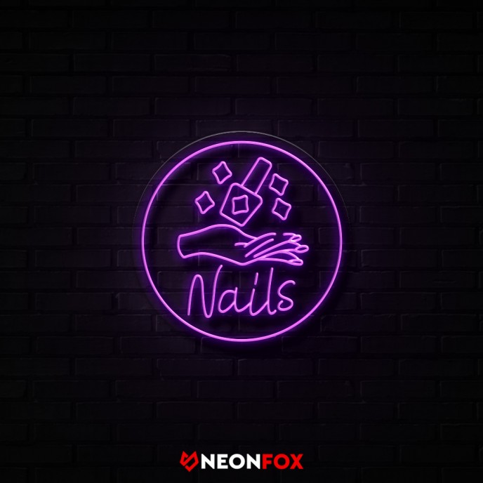 Nails 3 - NEON LED Sign