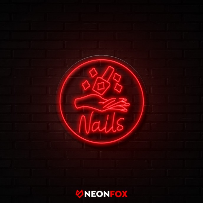 Nails 3 - NEON LED Sign