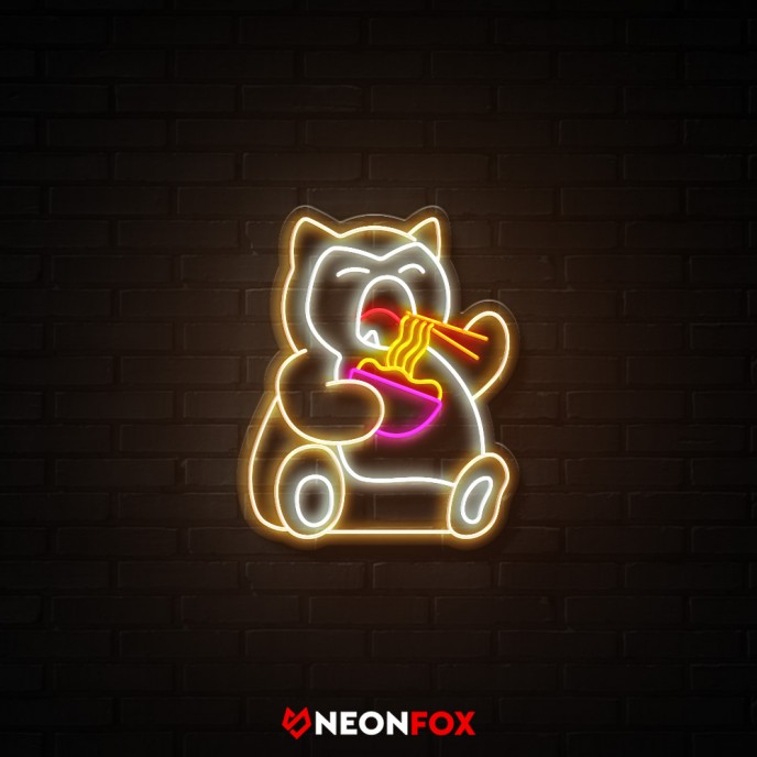 Snorlax eat - Επιγραφή ΝΕΟΝ LED Snorlax eat - Επιγραφή ΝΕΟΝ LED
