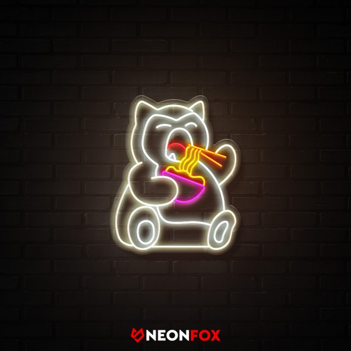 Snorlax eat - Επιγραφή ΝΕΟΝ LED Snorlax eat - Επιγραφή ΝΕΟΝ LED