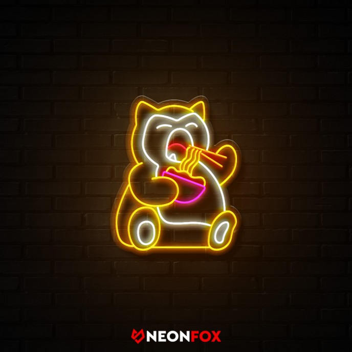 Snorlax eat - Επιγραφή ΝΕΟΝ LED Snorlax eat - Επιγραφή ΝΕΟΝ LED