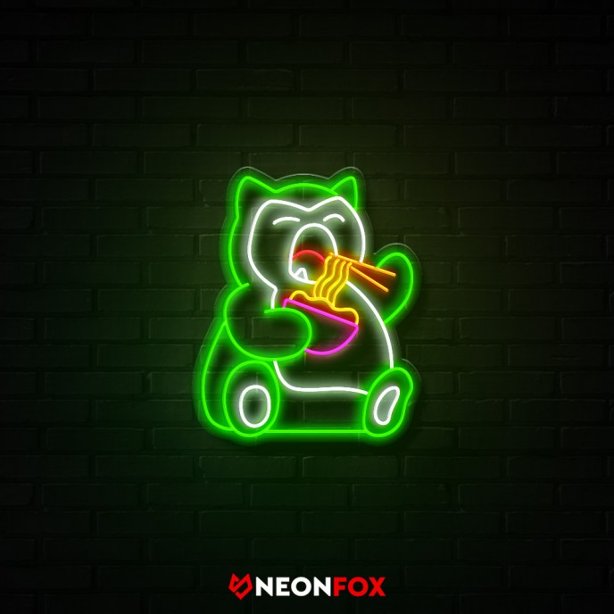 Snorlax eat - Επιγραφή ΝΕΟΝ LED Snorlax eat - Επιγραφή ΝΕΟΝ LED