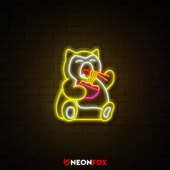 Snorlax eat - Επιγραφή ΝΕΟΝ LED Snorlax eat - Επιγραφή ΝΕΟΝ LED