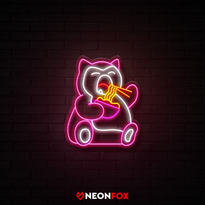 Snorlax eat - Επιγραφή ΝΕΟΝ LED Snorlax eat - Επιγραφή ΝΕΟΝ LED