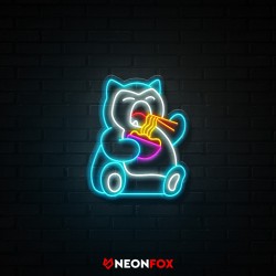 Snorlax eat - Επιγραφή ΝΕΟΝ LED
