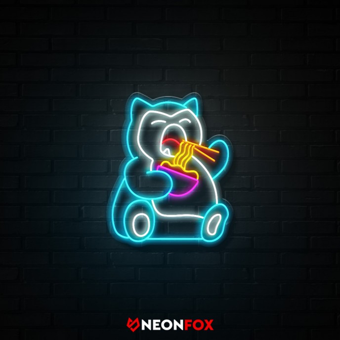 Snorlax eat - Επιγραφή ΝΕΟΝ LED Snorlax eat - Επιγραφή ΝΕΟΝ LED