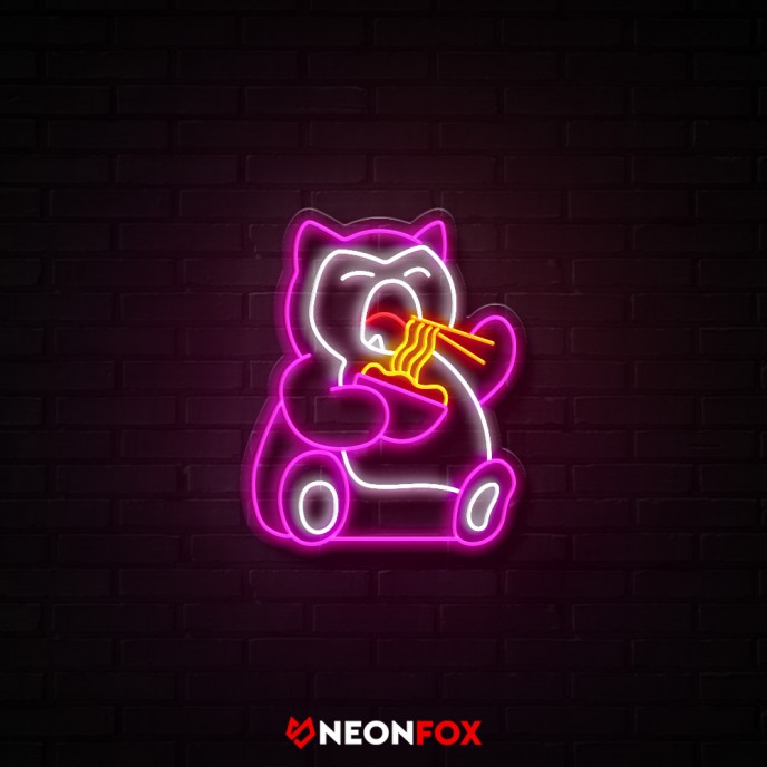 Snorlax eat - Επιγραφή ΝΕΟΝ LED Snorlax eat - Επιγραφή ΝΕΟΝ LED